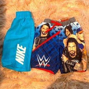 (2) Boys swimming trunks excellent condition